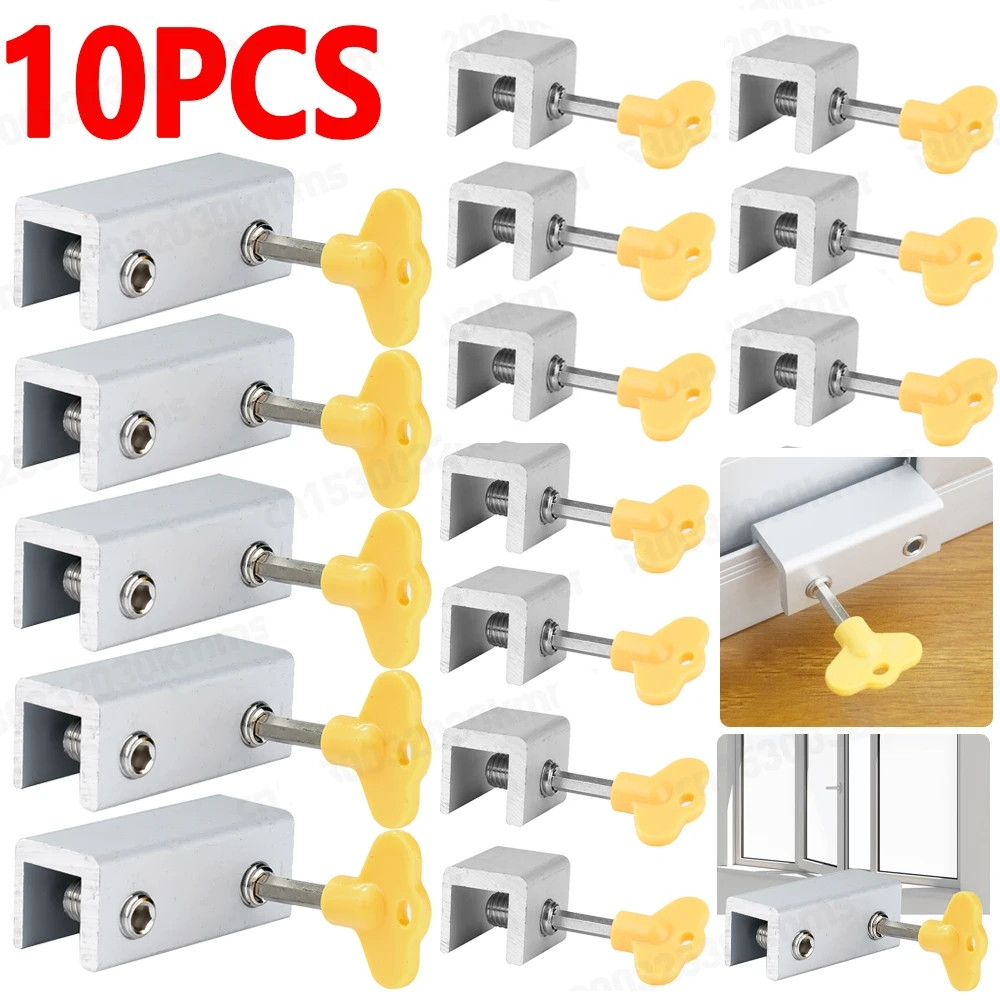 Window Lock Bar - Schuifstop Kast Sloten Riemen Beveiliging Anti-Diefstal