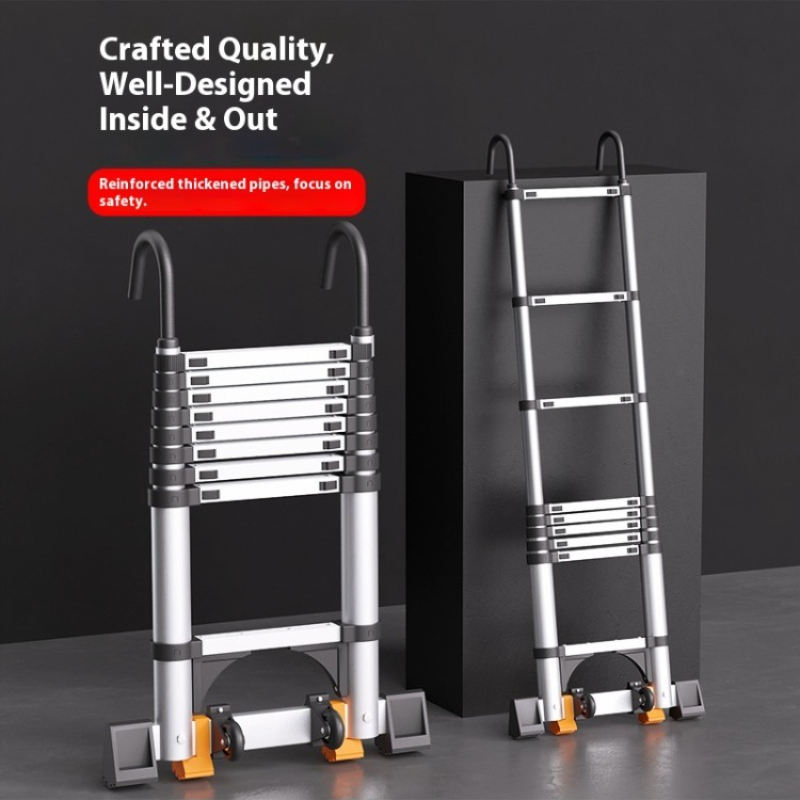 Fire Escape Ladder - Telescopische rechte ladder met haken en