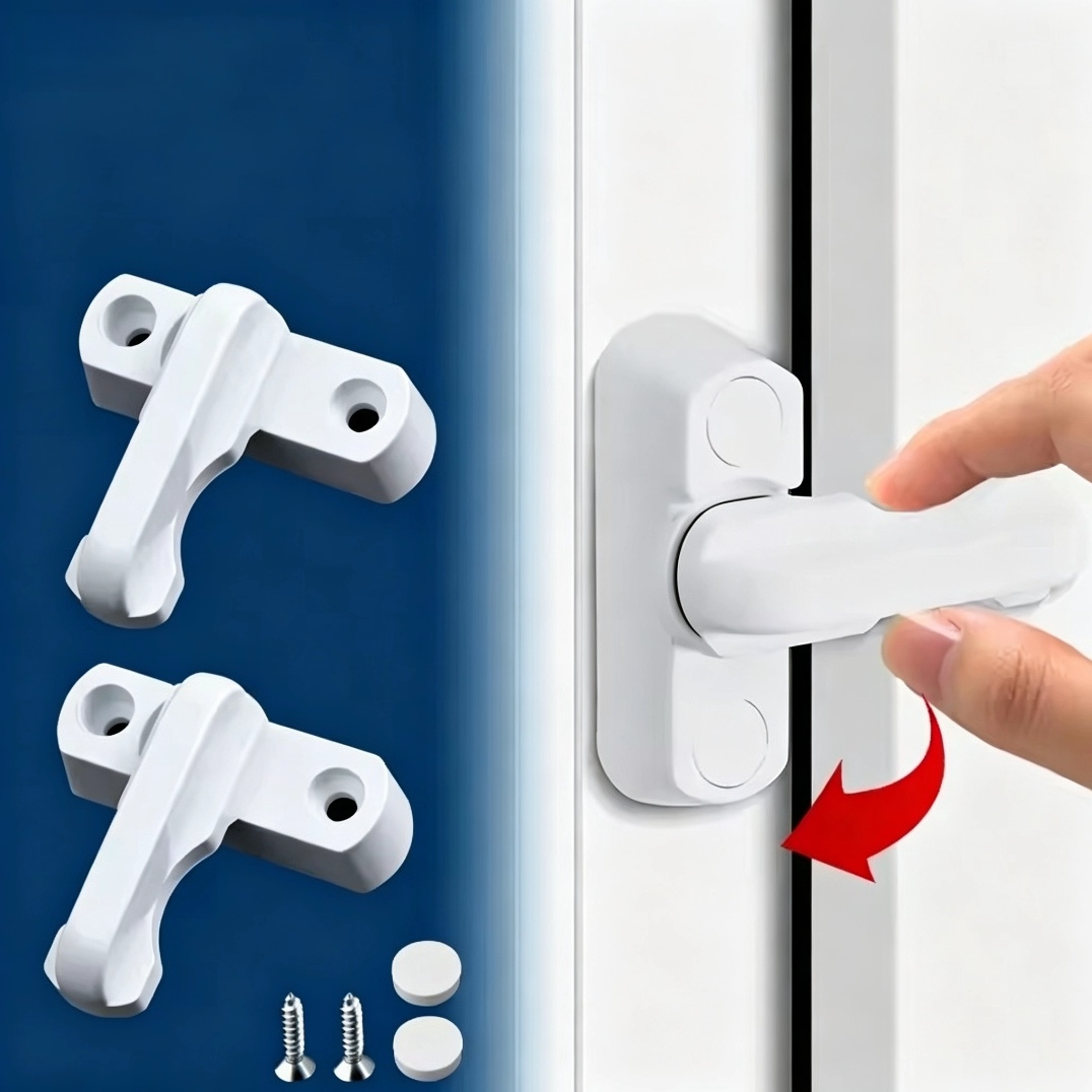 Window Lock Bar - Thuisbalkon Praktische vervanging Beveiliging Raamdeurslot Deurslot,