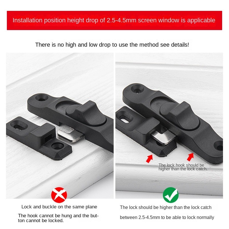 Lente Plastic Push-Pull Vouwde - Window Lock Bar recensie en prijs