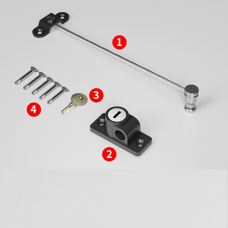 Raamdeurbegrenzer Baby Kids Ki - Window Lock Bar recensie en prijs