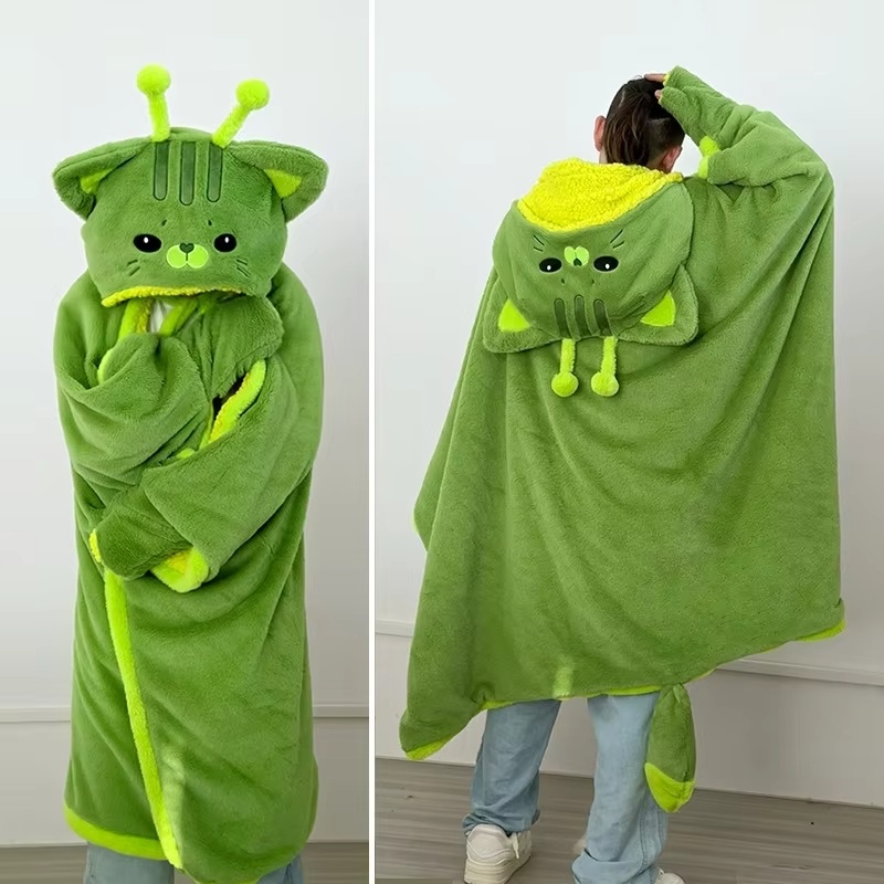 Cartoon schattige alien kat ho - Fire Blanket Kitchen recensie en prijs